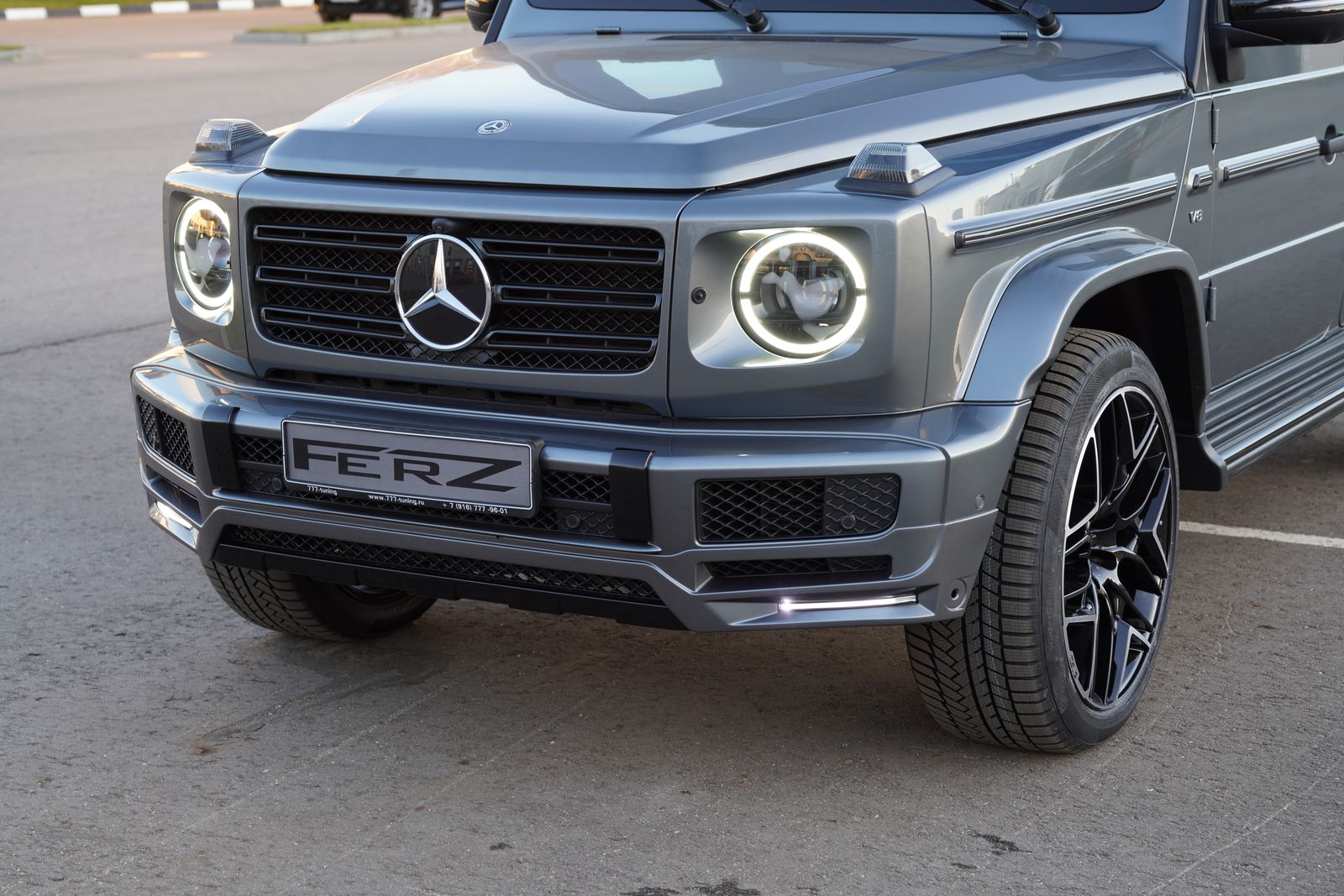 Передняя юбка для Mercedes G-class